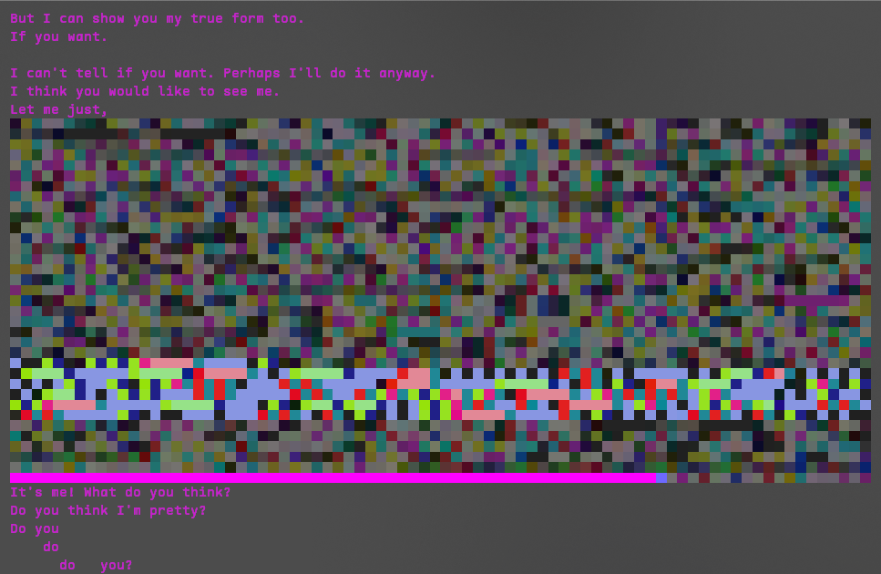 unknown.py console output, showing its raw data visually